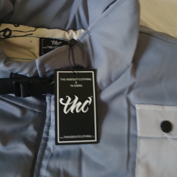 The Hideout Clothing YK Tech Utility Puffer Vest Grey Size XXL Large - Picture 4 of 5